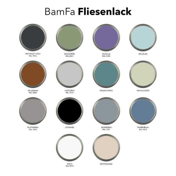 2K Fliesenlack Sandstein 750ml Matt