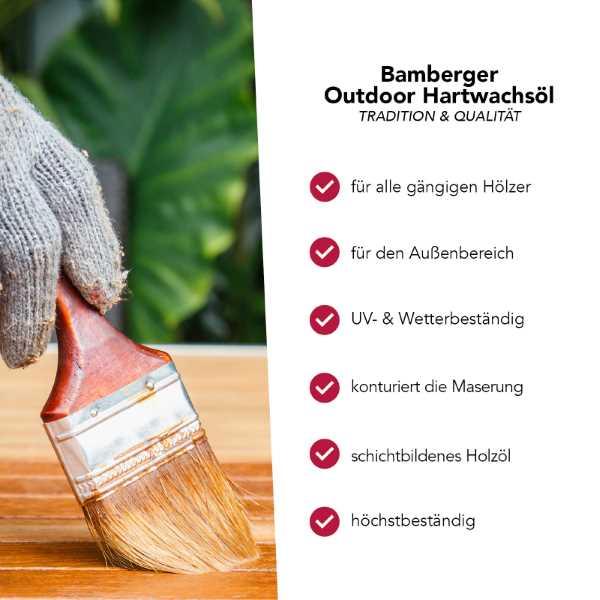 BamFa Outdoor Hartwachsöl - Bamberger Farbwerke