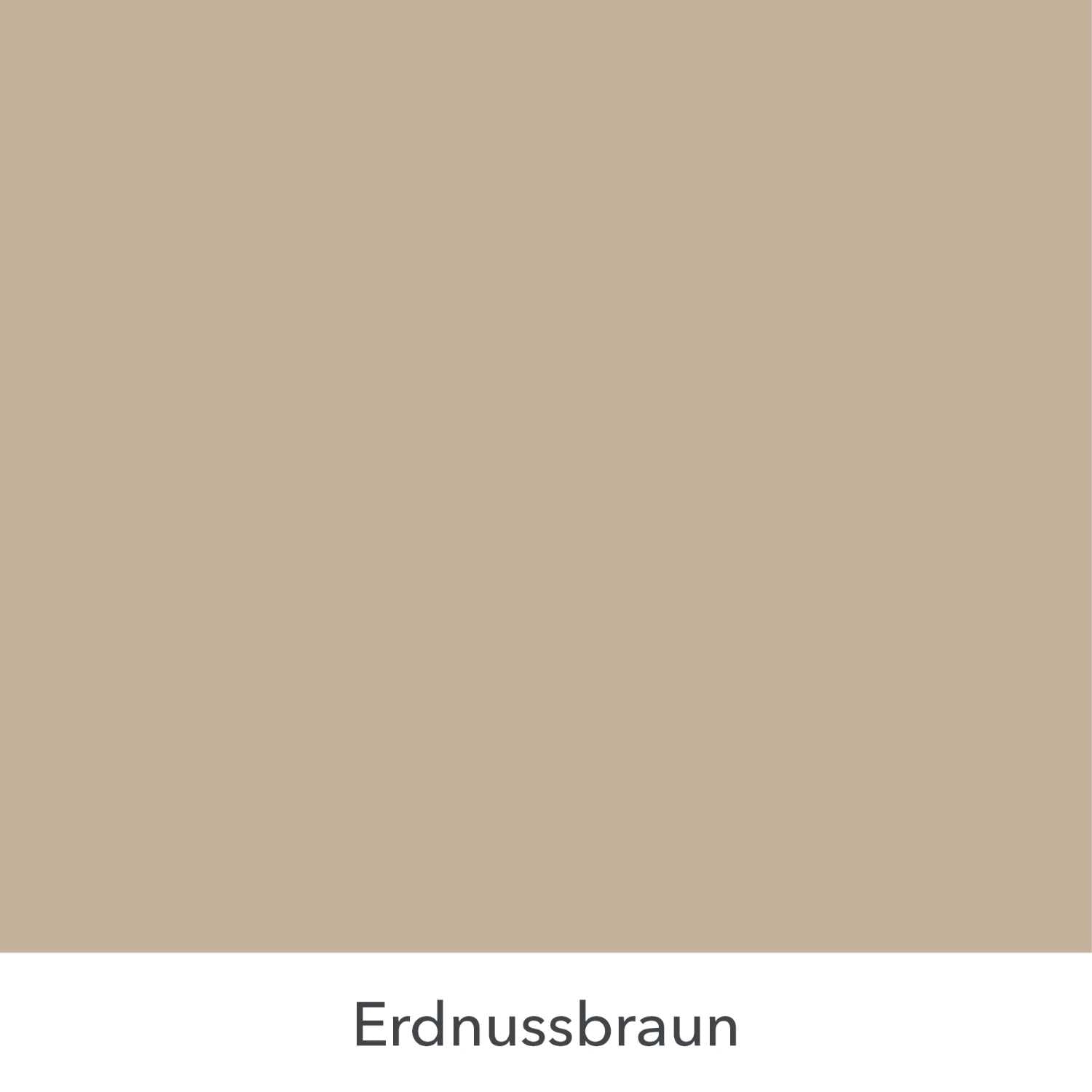 Wandfarbe Erdnussbraun
