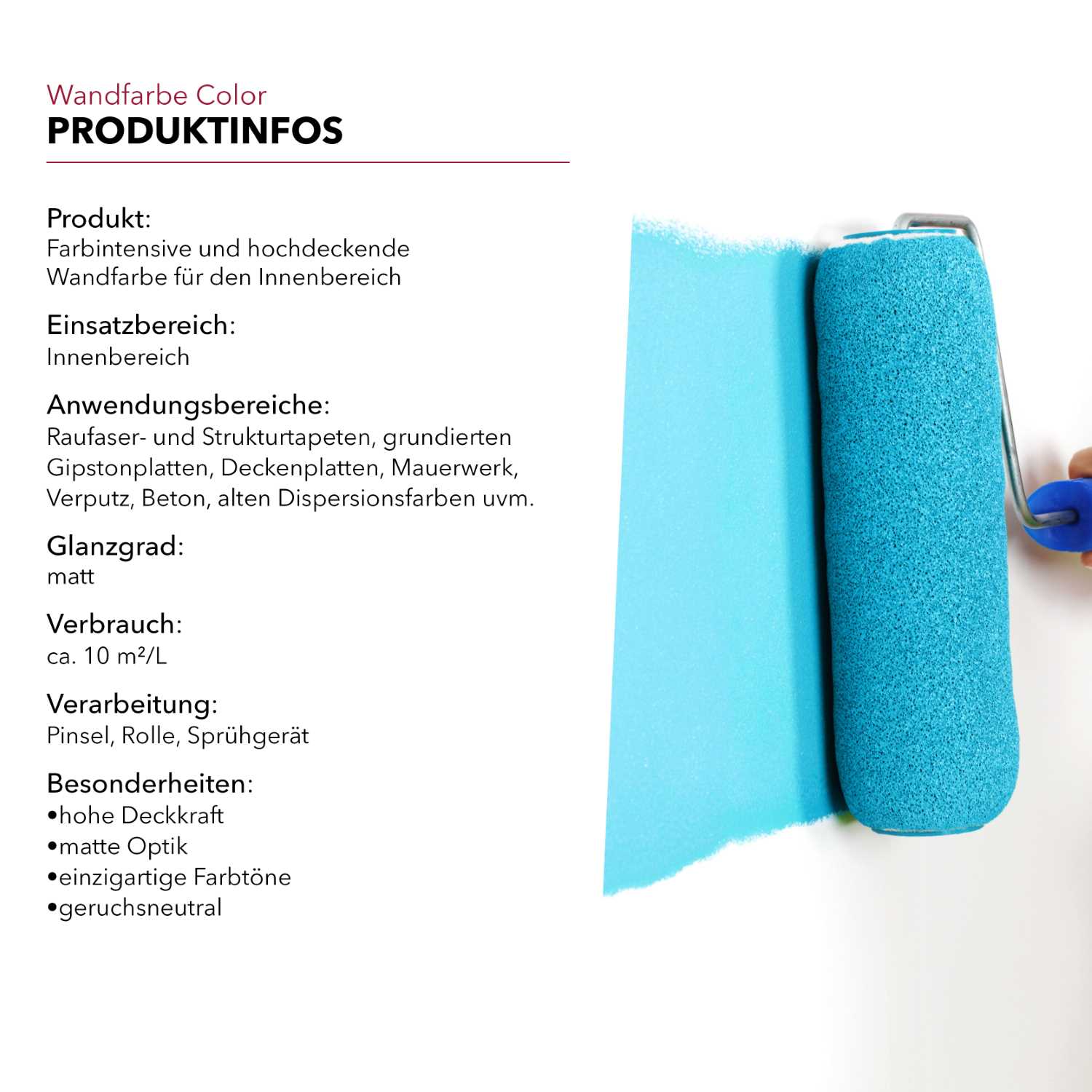 Wandfarbe Pastellgrün