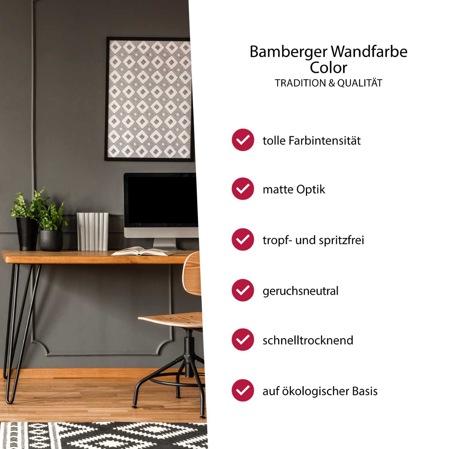Wandfarbe Pastellgrün